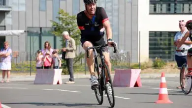 Jerome bourdel au triathlon de chateau gontier