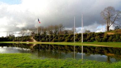 La Carrière des Fusillés en partie inondée