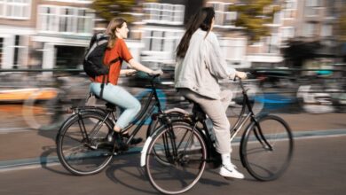 Le vélo est autorisé dans tous les cas