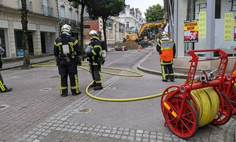 chateaubriant les travaux du marche couvert arretes