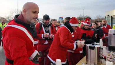 Les Pères et Mères Noël font étape à Châteaubriant