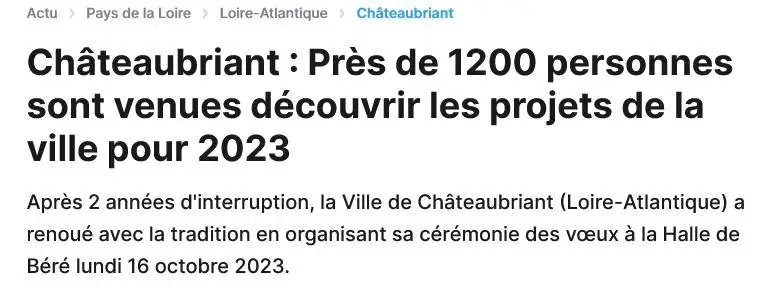 Châteaubriant : la Halle de Béré rétrécit