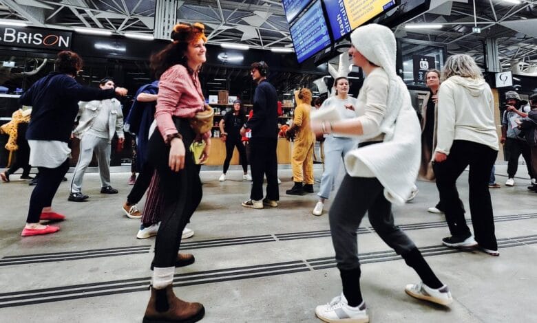 Des « pyjamas party » dans les gares européennes pour réclamer davantage de trains de nuit