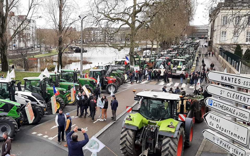 La FNSEA44 appelle à manifester mercredi